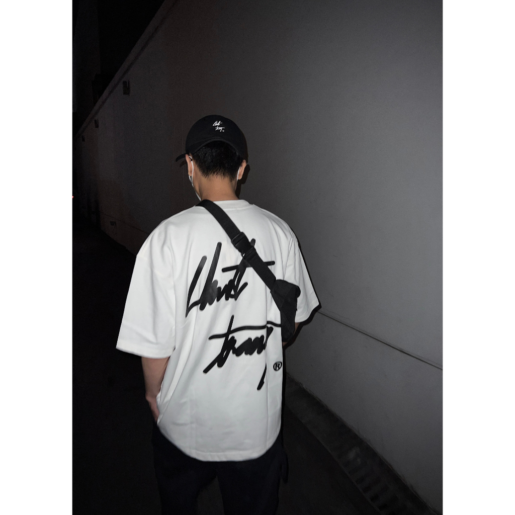 ÁO THUN BIG SS white CHUOTTRANG