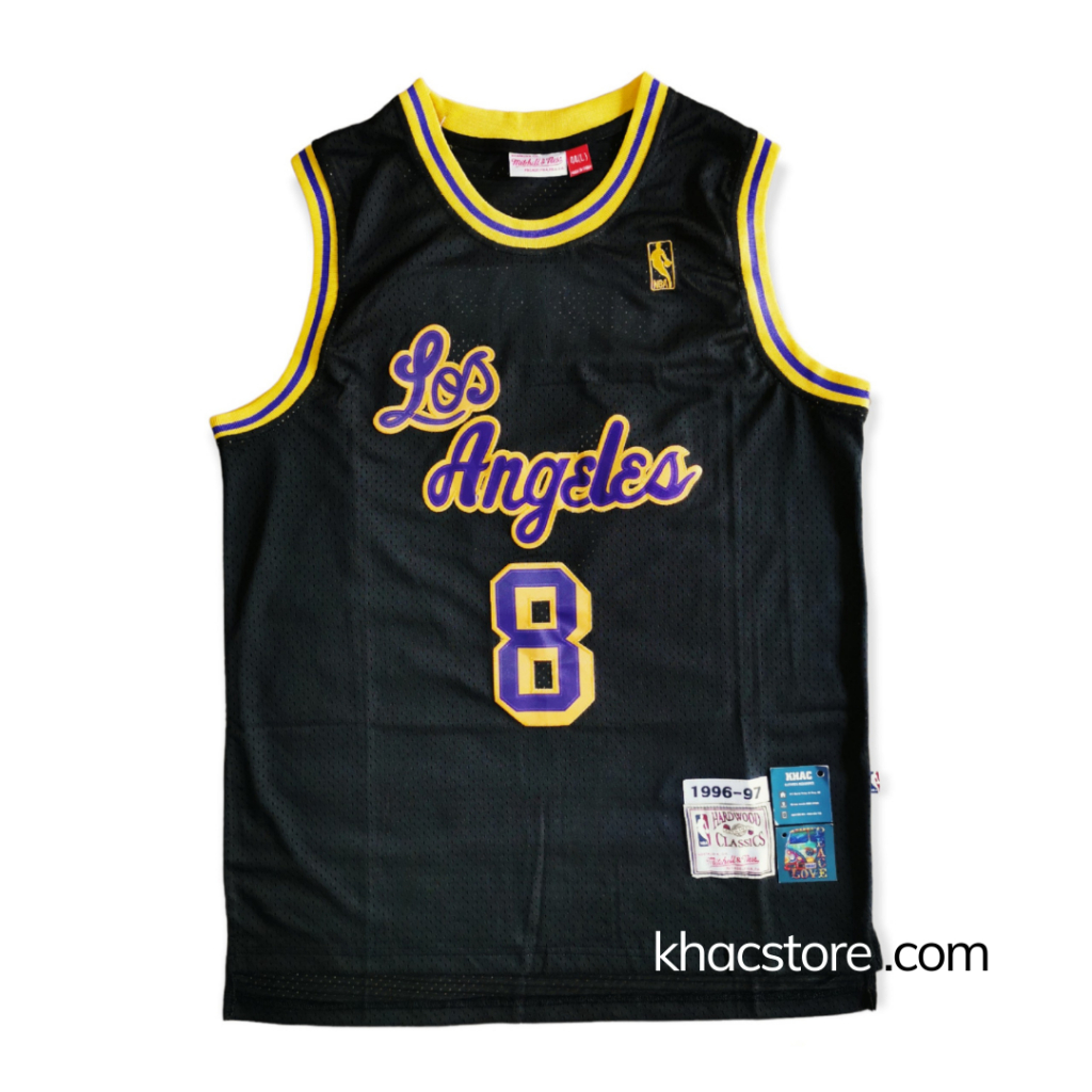 Áo bóng rổ Nba Los Angeles- Đen 8 Jordan jersey Áo ba lỗ nam nữ unisex over size big hiphop kpop gym