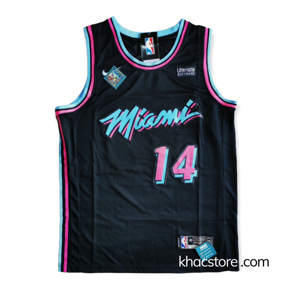 Áo bóng rổ Nba Miami Heat-Đen14 Jordan jersey Áo ba lỗ nam nữ unisex over size big hiphop kpop gym