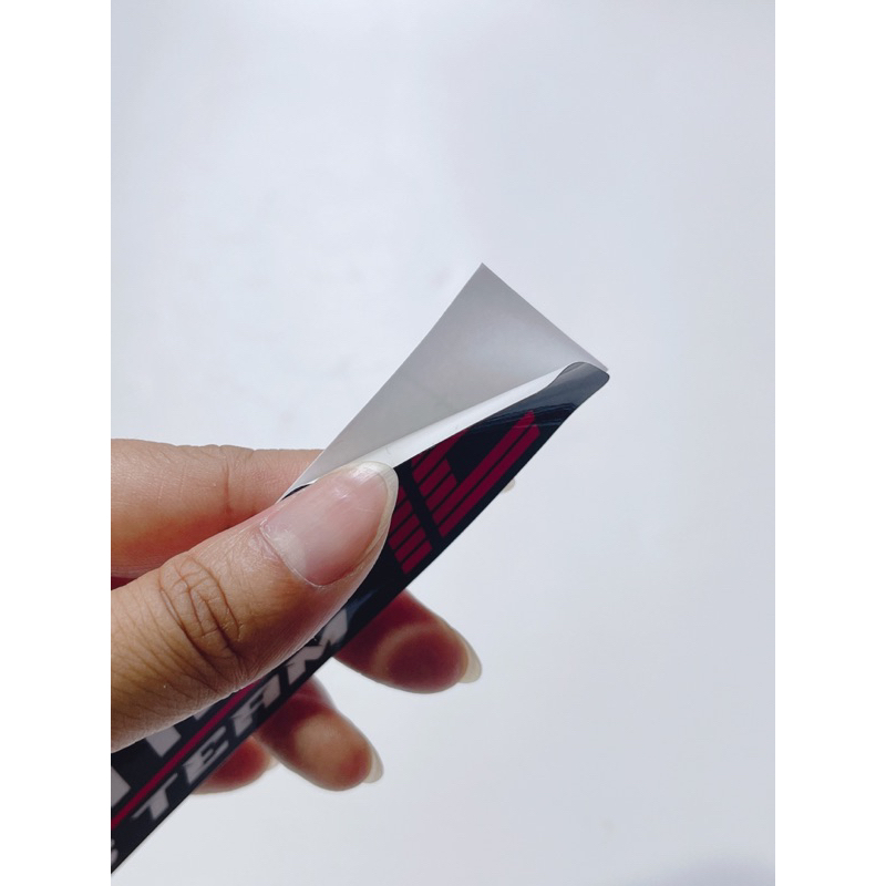 Tem dán tên tỉnh thành và bảng số xe kích thước 18.2x2.8cm, có sẵn keo tem không thấm nước