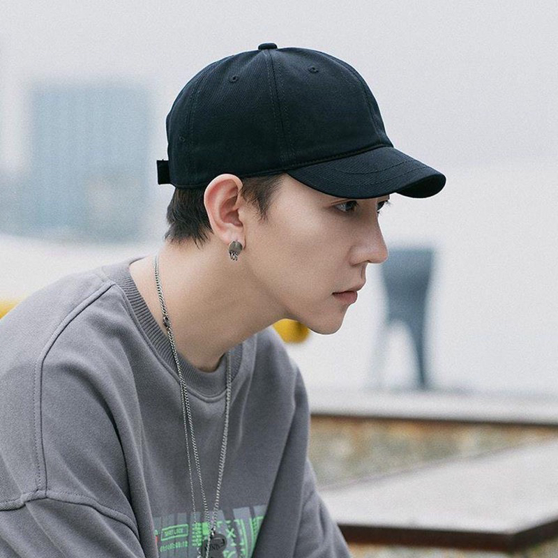 Nón kết kaki mỏ ngắn trơn phong cách Nhật bản đơn giản đẹp