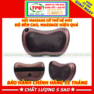 Gối massage cổ hồng ngoại 8 bi xoay đảo chiều
