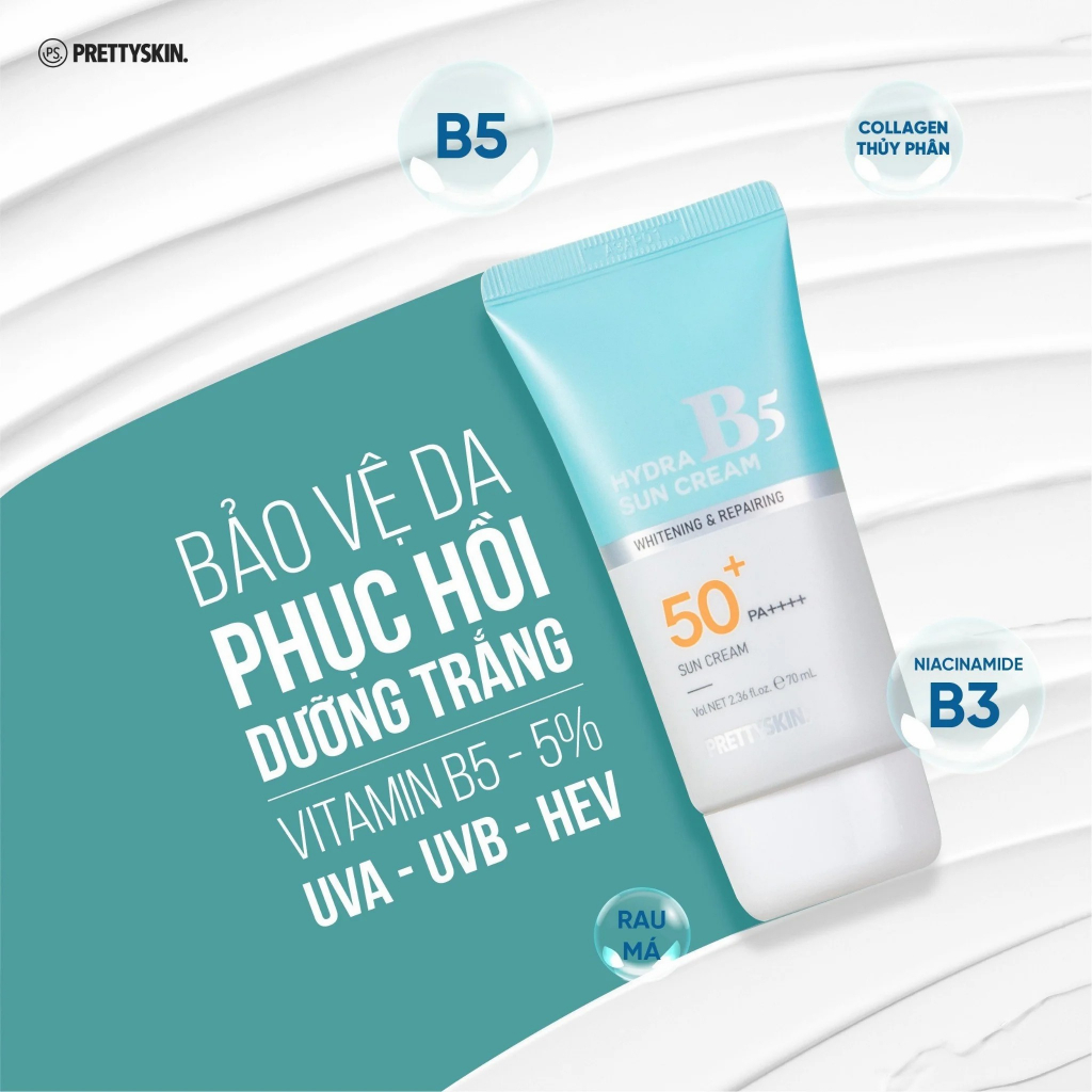 Kem Chống Nắng Pretty Skin Hydra B5 Sun Cream SPF50+ PA++++ 70ml