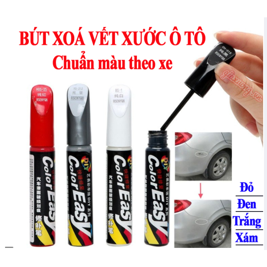 Bút cảm ứng che mờ vết xước sơn xe xóa trầy sơn ô tô xe máy đủ màu đỏ/trắng/bạc/đen