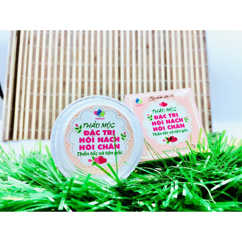 Bột khử mùi hôi nách hôi chân , Thảo mộc khử mùi ngăn mồ hôi làm trắng sáng da vùng nách hiệu quả