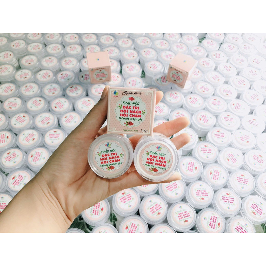 Bột khử mùi hôi nách hôi chân , Thảo mộc khử mùi ngăn mồ hôi làm trắng sáng da vùng nách hiệu quả