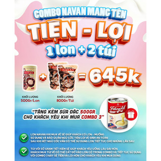 Combo 1 lon + 2 túi siêu tiện lợi