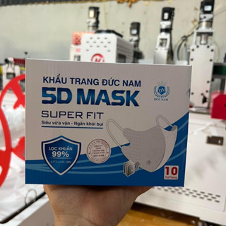 Khẩu Trang Y Tế 5D Đức Nam Thùng 100 Chiếc Hàng Chuẩn