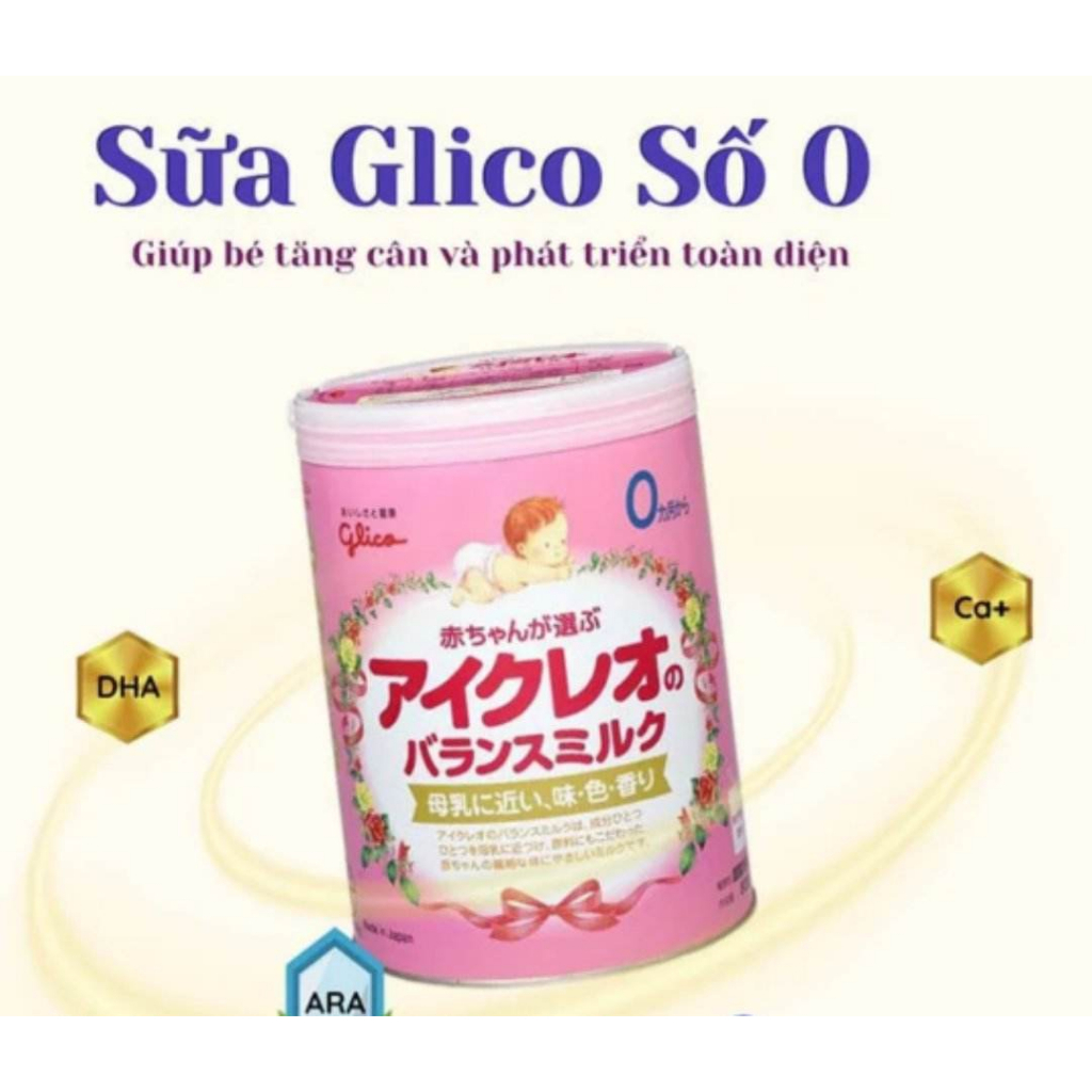 DATE 2024- Sữa Glico Icreo số 0 800g