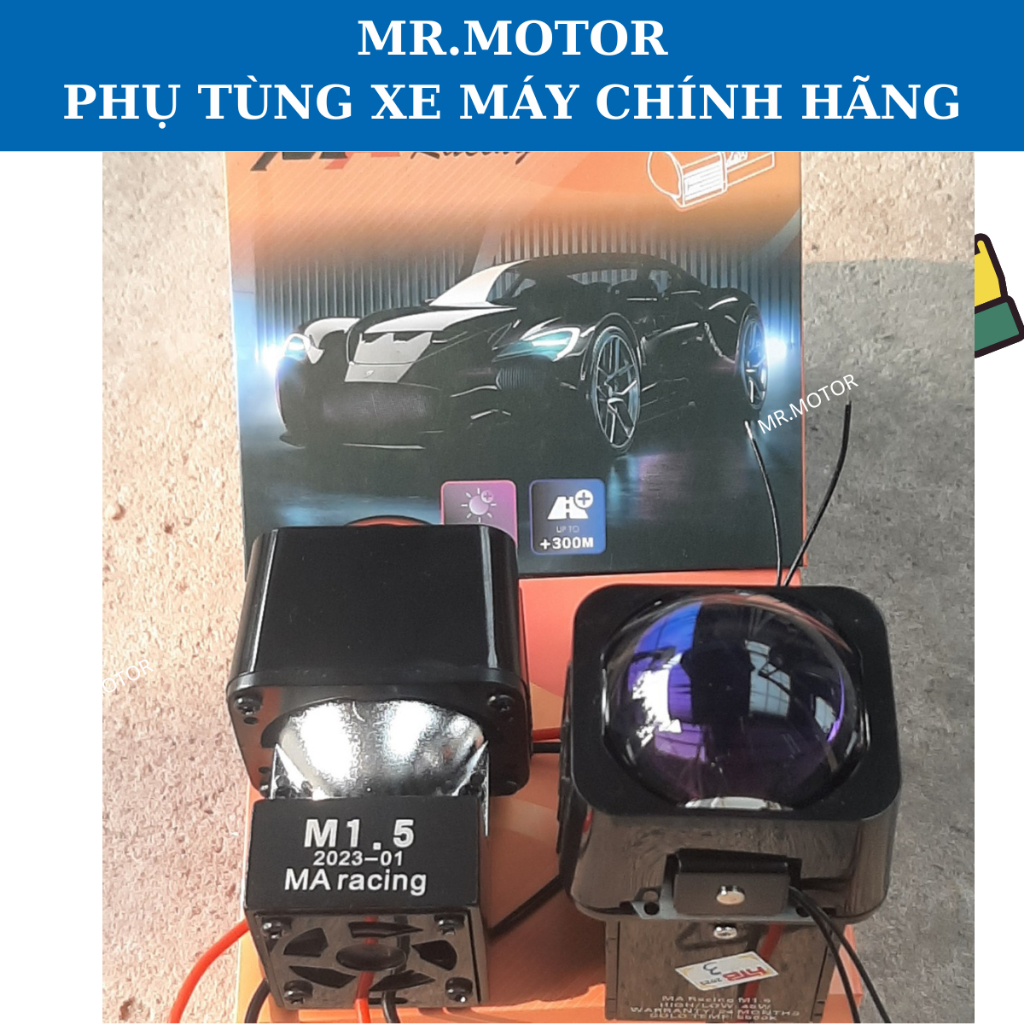 Đèn pha led bi cầu mini cho xe máy, Ô tô chính hãng