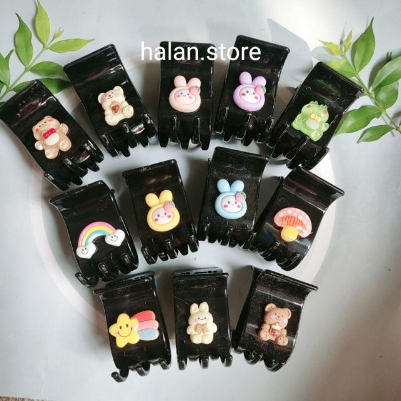 Kẹp tóc càng cua 5 răng cute,kẹp tóc càng cua 5 răng hình thú