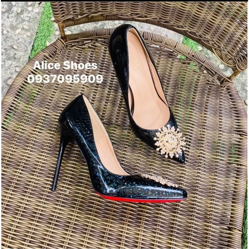 Giày Mint Cao Gót Nơ Ngọc 3D 7P,9P,11P - Hàng VNXK Cao Cấp - Full Size 34-40