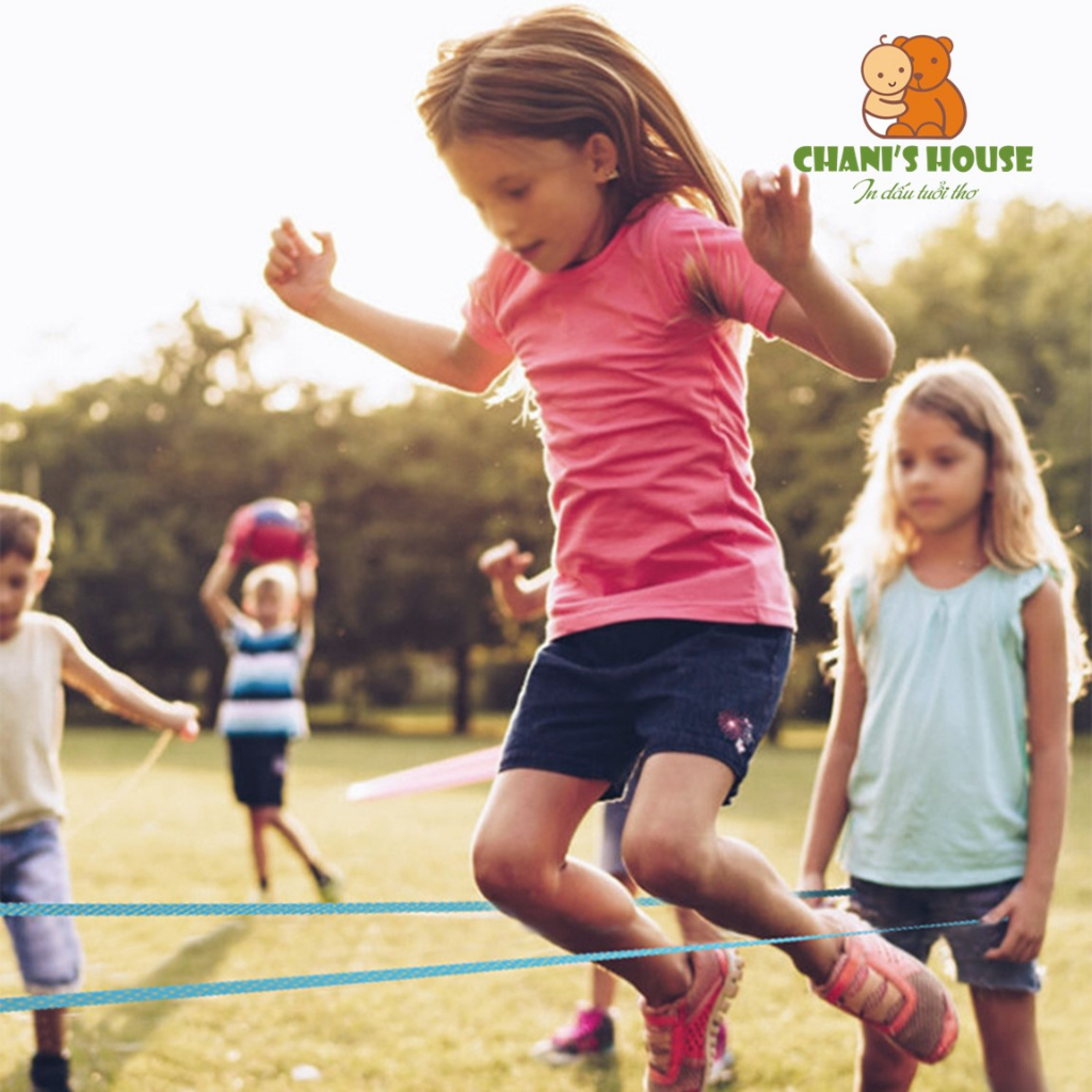 DÂY NHẢY MIDEER CAO SU ĐÀN HỒI KÈM THẺ HƯỚNG DẪN CHO BÉ