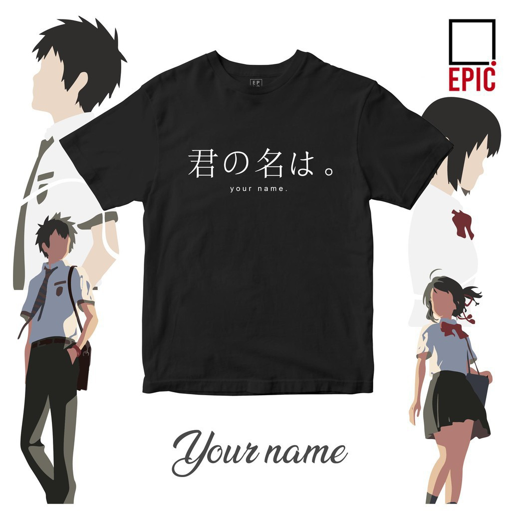 Áo thun Your Name – Tên cậu là gì? fom rộng, tay lỡ, có intheoyeucau