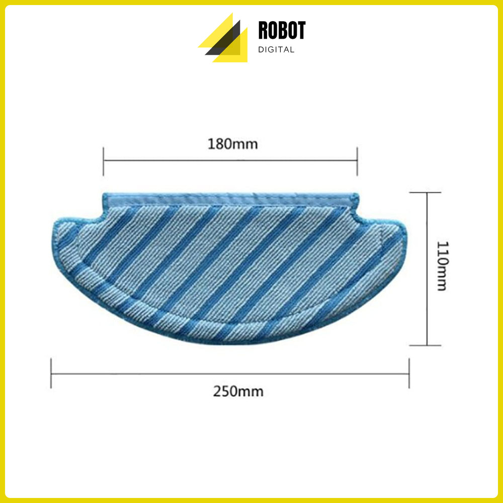 Phụ kiện khăn lau, giẻ lau robot hút bụi lau nhà Ecovacs Deebot Ozmo T8, T8 Aivi, T8 Max, T8 Power, T8 Aivi Plus, N8 Pro