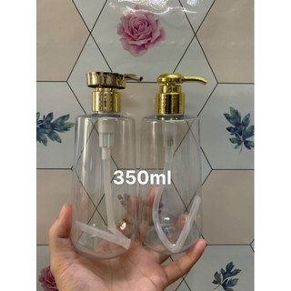 Chựa lọ nhựa pet 350ml chiết mỹ phẩm / chai nhựa chiết gel, dung dịch