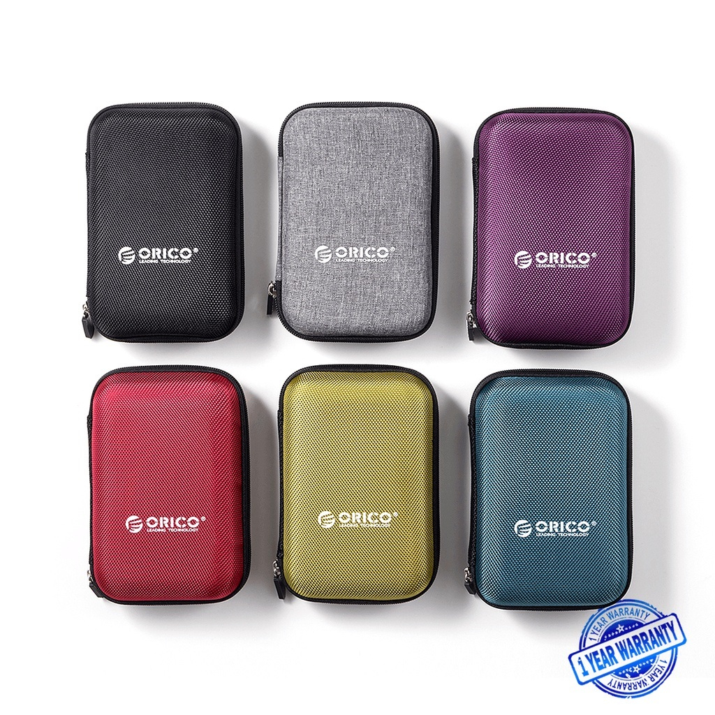 Túi Đựng Ổ Cứng Ngoài Orico 2.5 Inch Hdd/ Ssd/ Phụ Kiện Usb (Phd-25) - Màu ngẫu nhiên