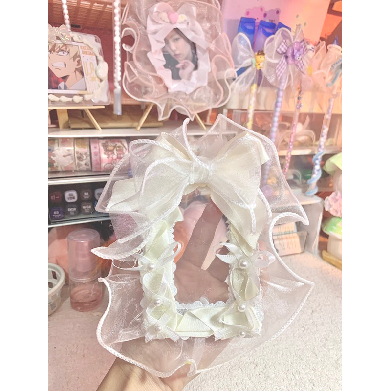 Toploader decor ren màu kem