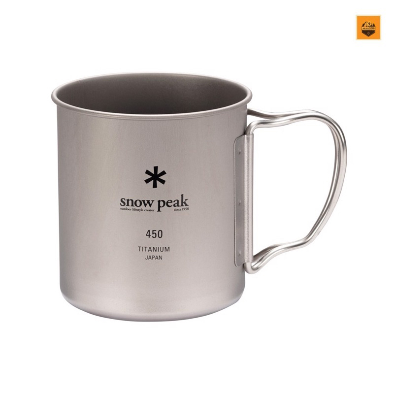 Ca 1 lớp Snow Peak Titanium 450ml, MG-143