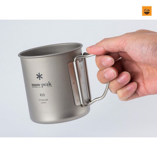 Ca 1 lớp Snow Peak Titanium 450ml, MG-143
