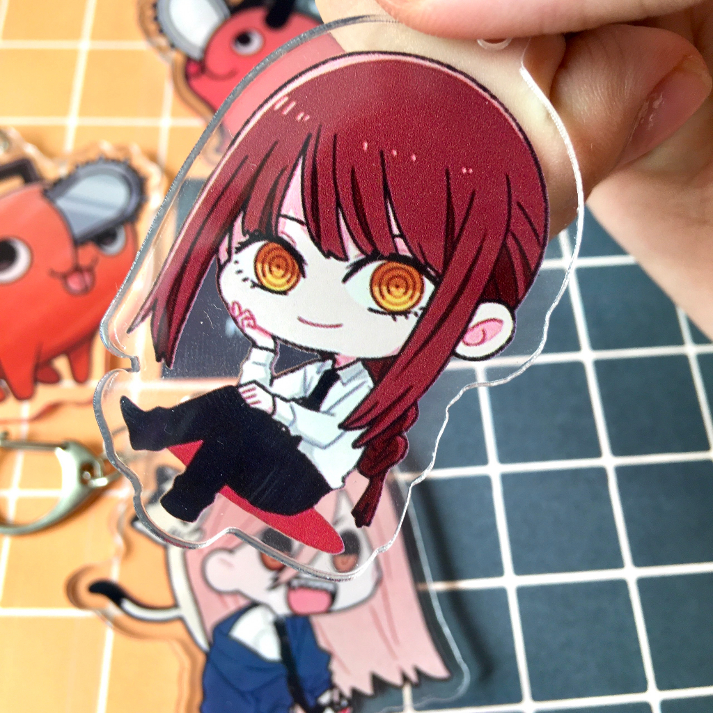 Móc Khóa Anime Chainsaw Man Standee Anime Manga Chainsaw Man Acrylic Chibi Dễ Thương KC02