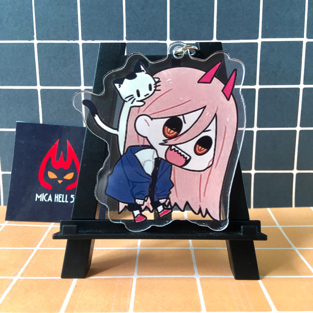 Móc Khóa Anime Chainsaw Man Standee Anime Manga Chainsaw Man Acrylic Chibi Dễ Thương KC02