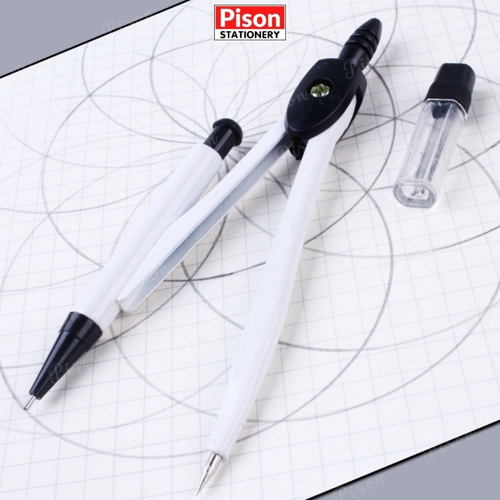 Compa Pison chì bấm cao cấp kèm ruột chì - nhiều màu - 01 cái