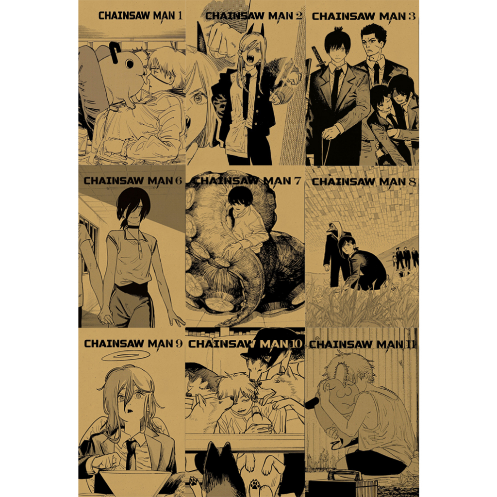 Truyện Tranh - Chainsaw Man - Combo 9 Tập (Gồm 1, 2, 3, 6, 7, 8, 9, 10, 11) - Nguyên Seal - Đủ Quà T