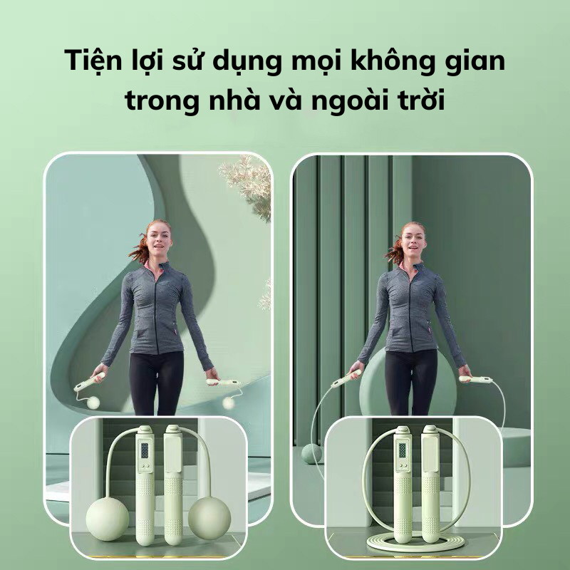 Dây Nhảy Tập Thể Dục Nami Có Màn Hình LED Đếm Số Thông Minh
