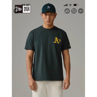 Tee NewEra x MLB logo A's