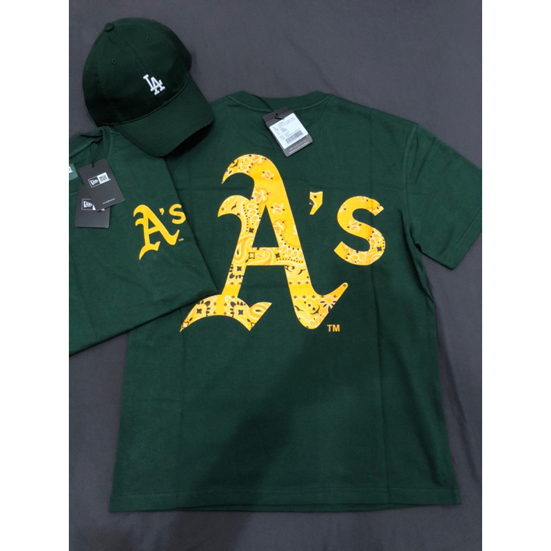 Tee NewEra x MLB logo A's