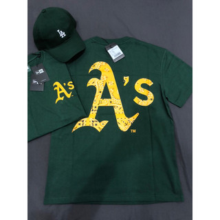 Tee newera x mlb logo a's