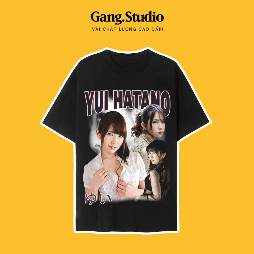 Áo Yui Hatano vải cao cấp phong cách nặng động trẻ trung, form nam nữ mặc siêu đẹp