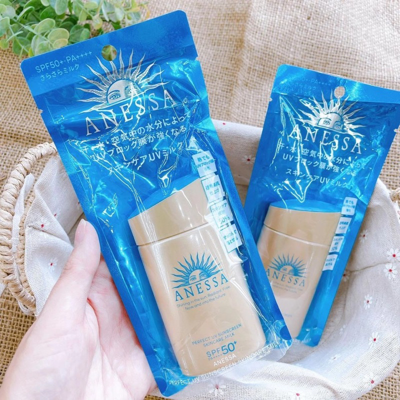 Kem chống nắng Anessa dưỡng da bảo vệ hoàn hảo Anessa Perfect UV Sunscreen Skincare Milk 60ml