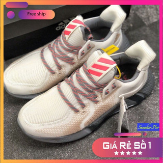 (Giày siêu nhẹ) (Alphabounce) Giày thể thao sneaker nam nữ Alphabounce Instinct M 2020 Trắng sữa siêu cá tính, năng động