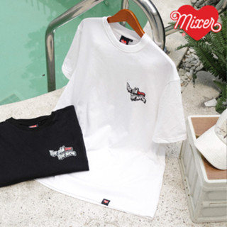 Áo thun unisex MIXER "The Old From The New" dáng rộng nam nữ basic chất cotton 2 chiều cao cấp