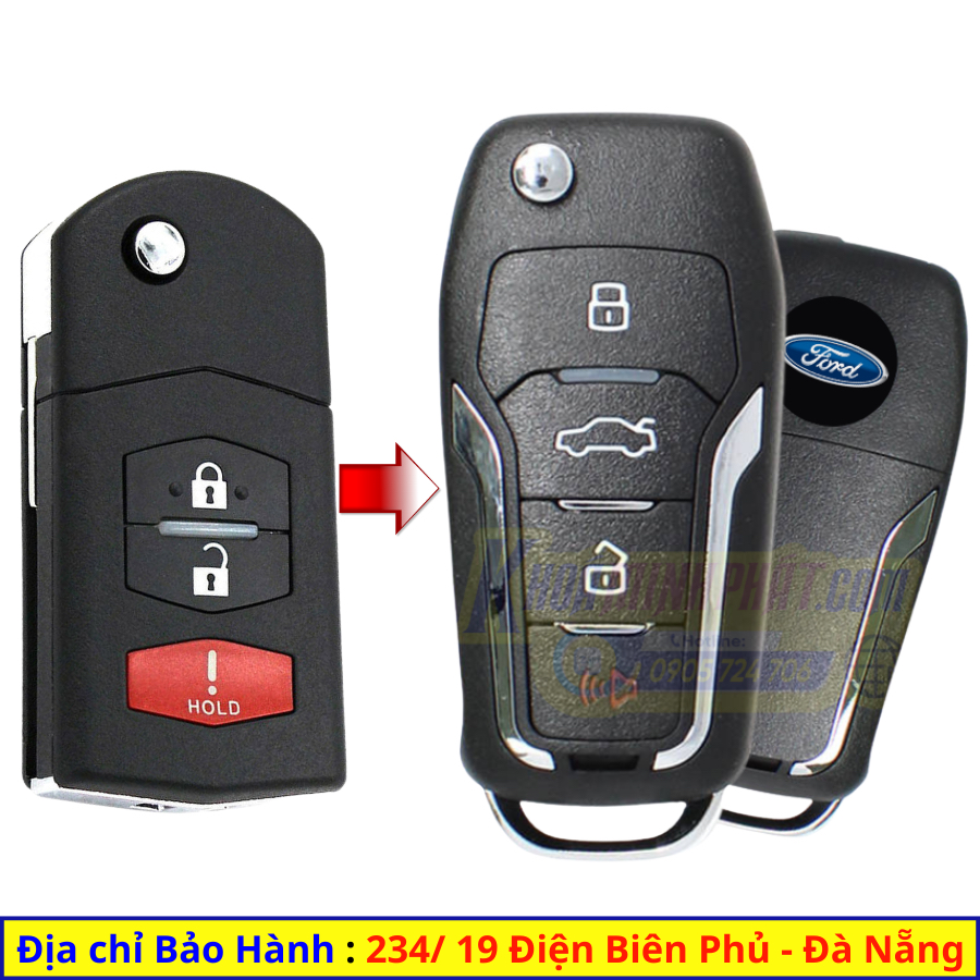 Chìa Khóa remote xe Ford Escape mẫu V12