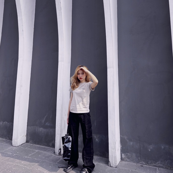 Áo Baby Tee Basic BLACK/WHITE/GREY Mẫu Mới 2023 𝑩𝒚𝒄𝒂𝒎𝒄𝒂𝒎 Seller.localbrand | BigBuy360 - bigbuy360.vn