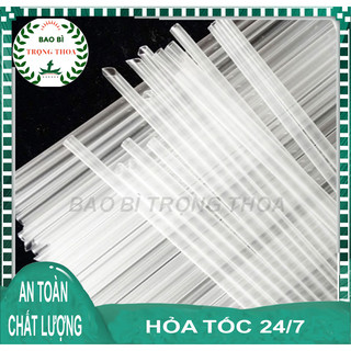 Ống hút phi 6 và phi 8 trắng trong( 500g 1 gói)
