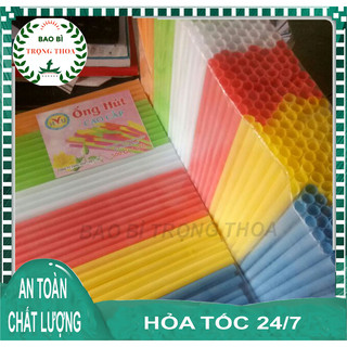 500 gram ống hút nước mía màu cao cấp đầu bằng