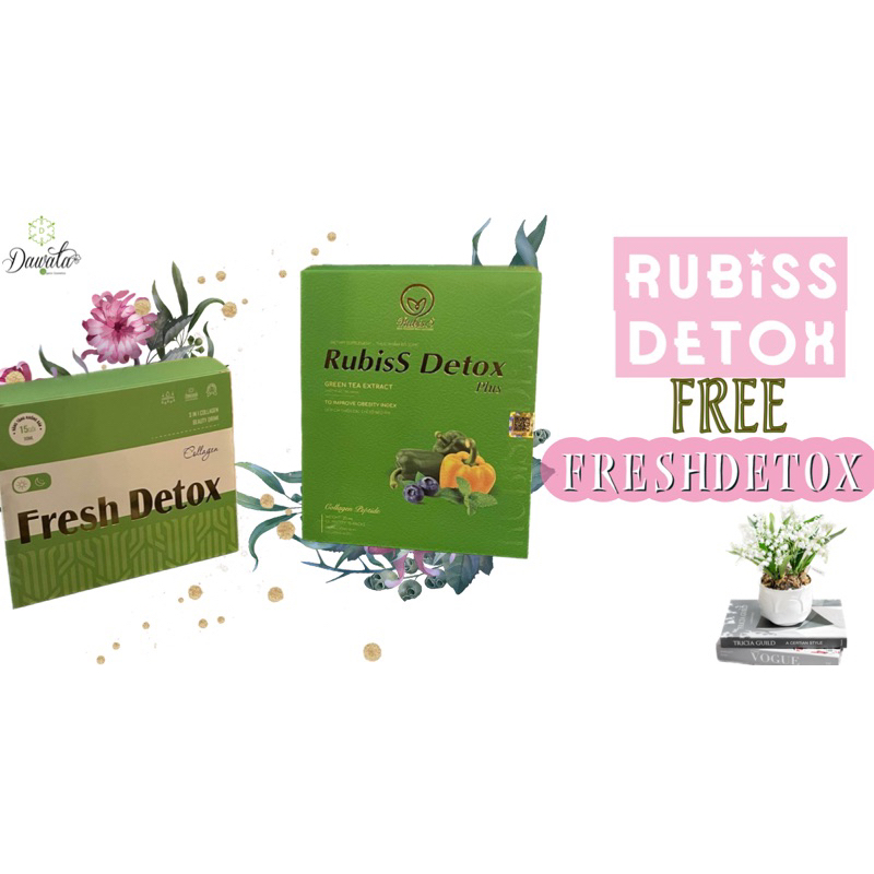 RUBISS DETOX COLLAGEN PEPTIDE TẶNG HỘP FRESH DETOX