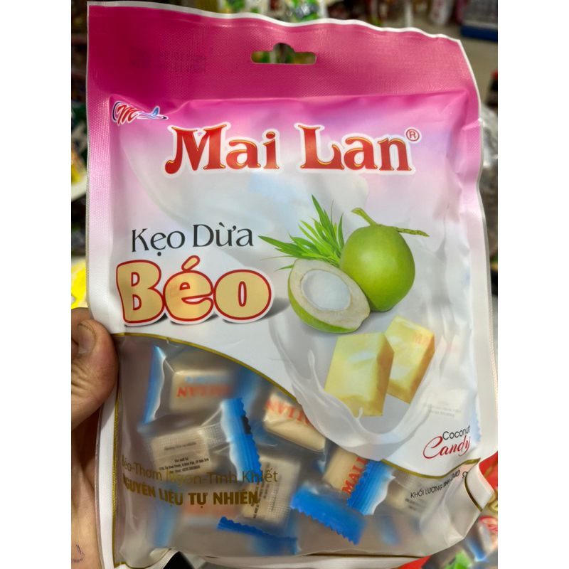 Kẹo Dừa Mai Lan Thập Cẩm, Sầu Riêng, Kẹo Béo, Sữa Dứa Gói 240g