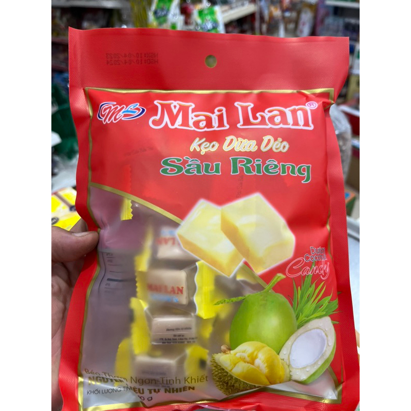 Kẹo Dừa Mai Lan Thập Cẩm, Sầu Riêng, Kẹo Béo, Sữa Dứa Gói 240g