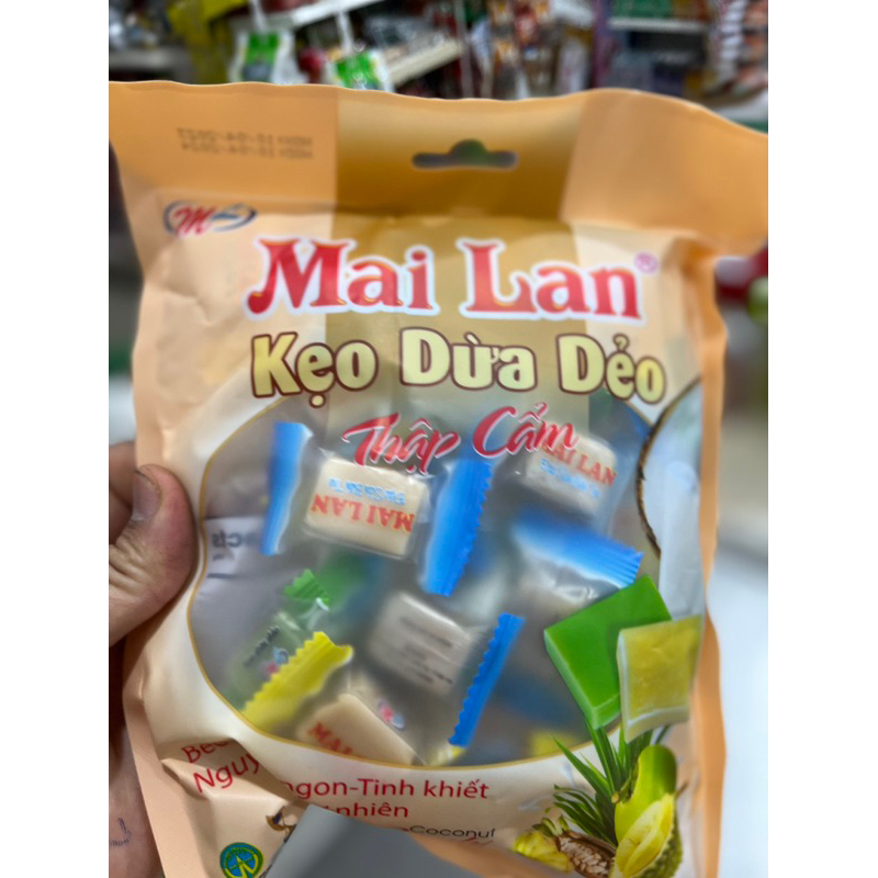 Kẹo Dừa Mai Lan Thập Cẩm, Sầu Riêng, Kẹo Béo, Sữa Dứa Gói 240g