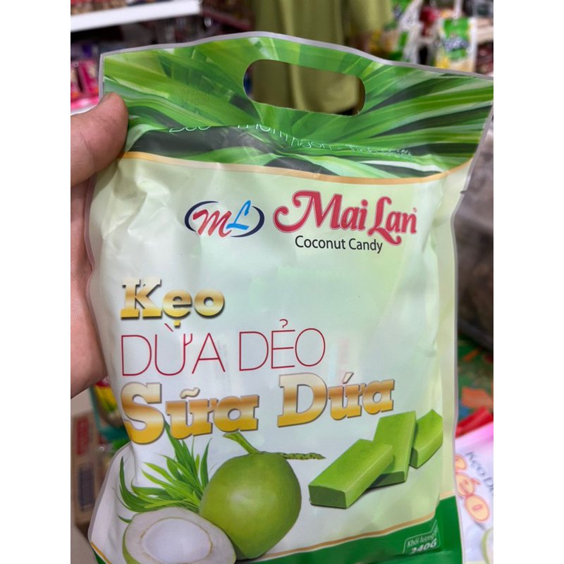 Kẹo Dừa Mai Lan Thập Cẩm, Sầu Riêng, Kẹo Béo, Sữa Dứa Gói 240g