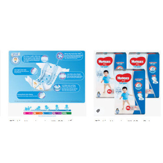 (XL62+8)Bỉm Huggies quần Xl 62+8