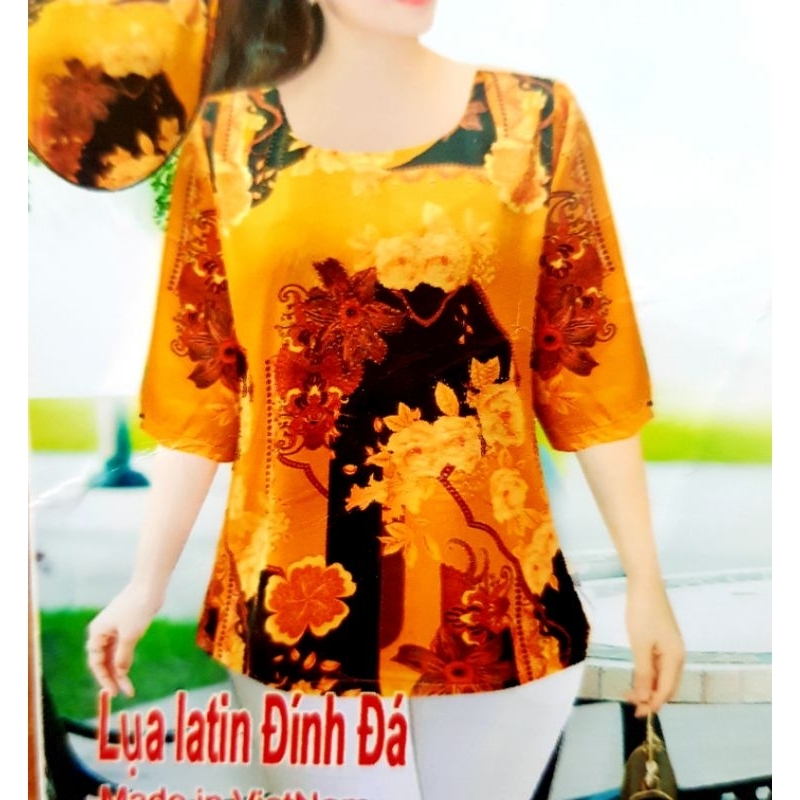Áo Kiểu nữ trẻ trung - phong cách, chất lụa mịn, cân nặng từ 56 đến 63 kg