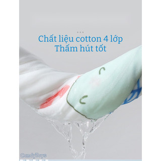 Khăn Tắm Lụa 4 lớp bằng sợi Tre cao cấp cho Bé