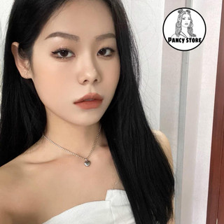 dây chuyền choker tim đá