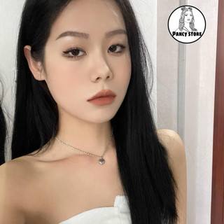 dây chuyền choker tim đá